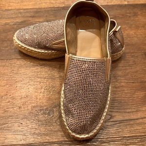 NWOT Kaari Blue Riley Sparkle Espadrilles